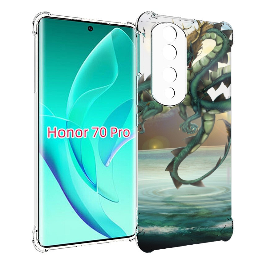 

Чехол MyPads водяной-дракон для Honor 70 Pro / 70 Pro Plus, Прозрачный, Tocco