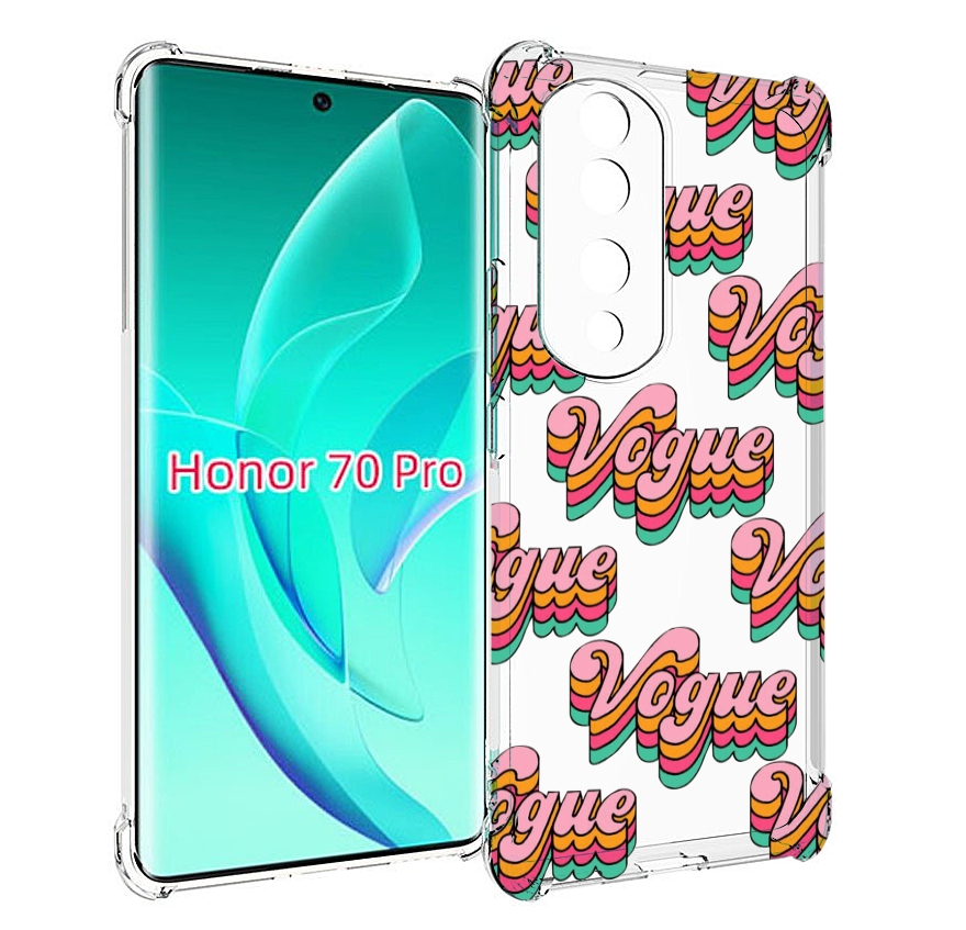 

Чехол MyPads вогуе для Honor 70 Pro / 70 Pro Plus, Прозрачный, Tocco