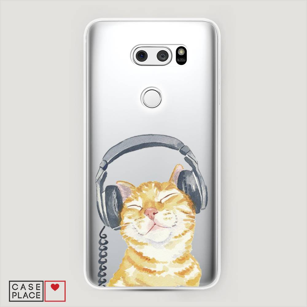 

Чехол Awog "Кот меломан" для LG V35 ThinQ