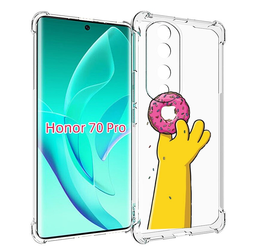 

Чехол MyPads вкусный-пончик для Honor 70 Pro / 70 Pro Plus, Прозрачный, Tocco