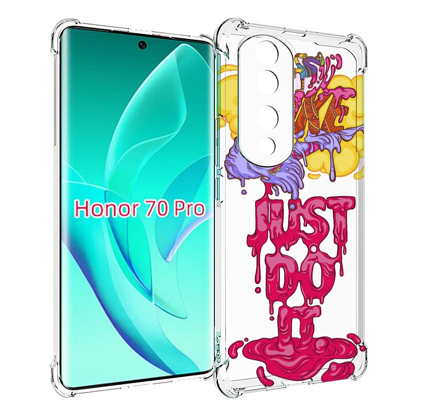 

Чехол MyPads вкусный найк для Honor 70 Pro / 70 Pro Plus, Прозрачный, Tocco