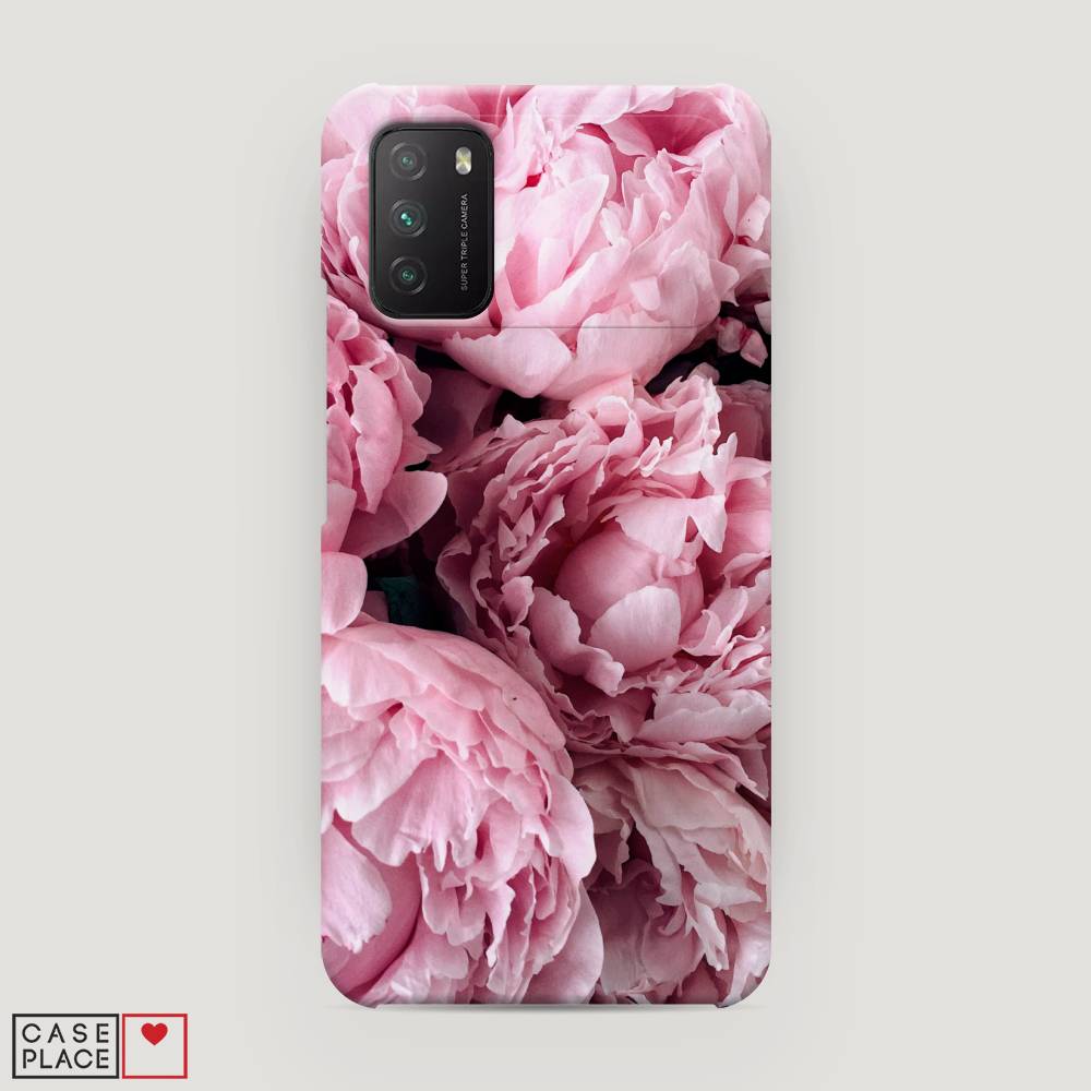 

Пластиковый чехол "Нежные пионы" на Xiaomi Poco M3, 39520-6