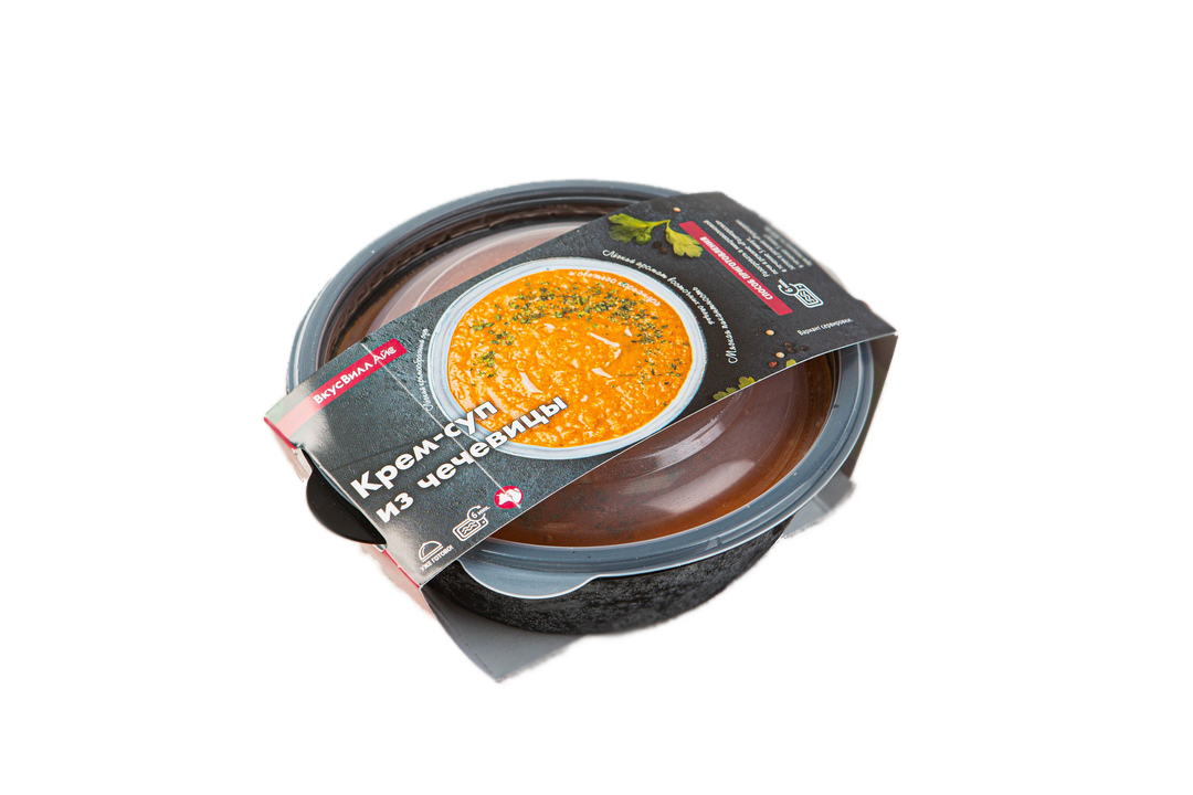 

Суп-крем ВкусВиллАйс из чечевицы замороженный 300 г