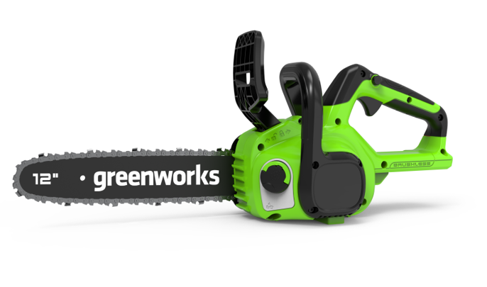 фото Аккумуляторная цепная пила greenworks gd24cs30 2007007ua акб и зу комплекте 30 см