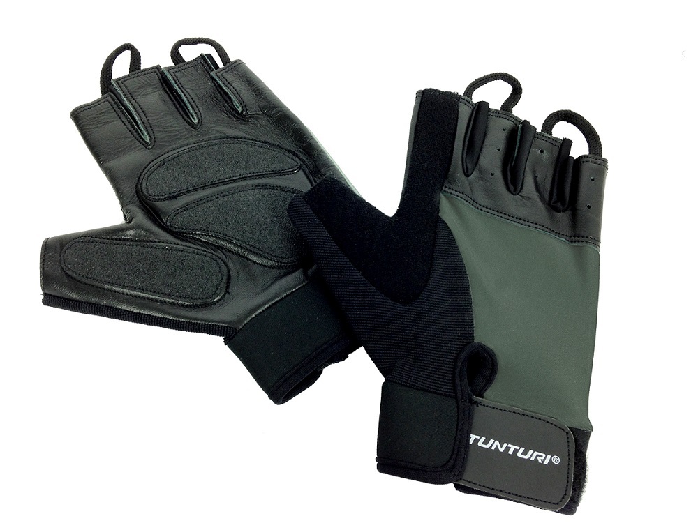 Перчатки для фитнеса Tunturi Pro Gel, серый/черный, S