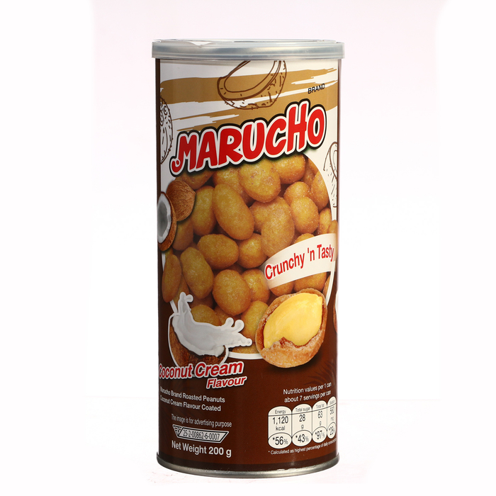 

Жареный арахис Marucho в глазури со вкусом кокосового крема и пандана, 200 г
