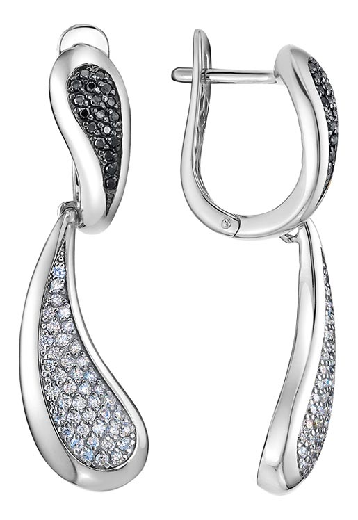 

Серьги из белого золота с бриллиантом Vesna jewelry 21914-256-142-00, 21914-256-142-00