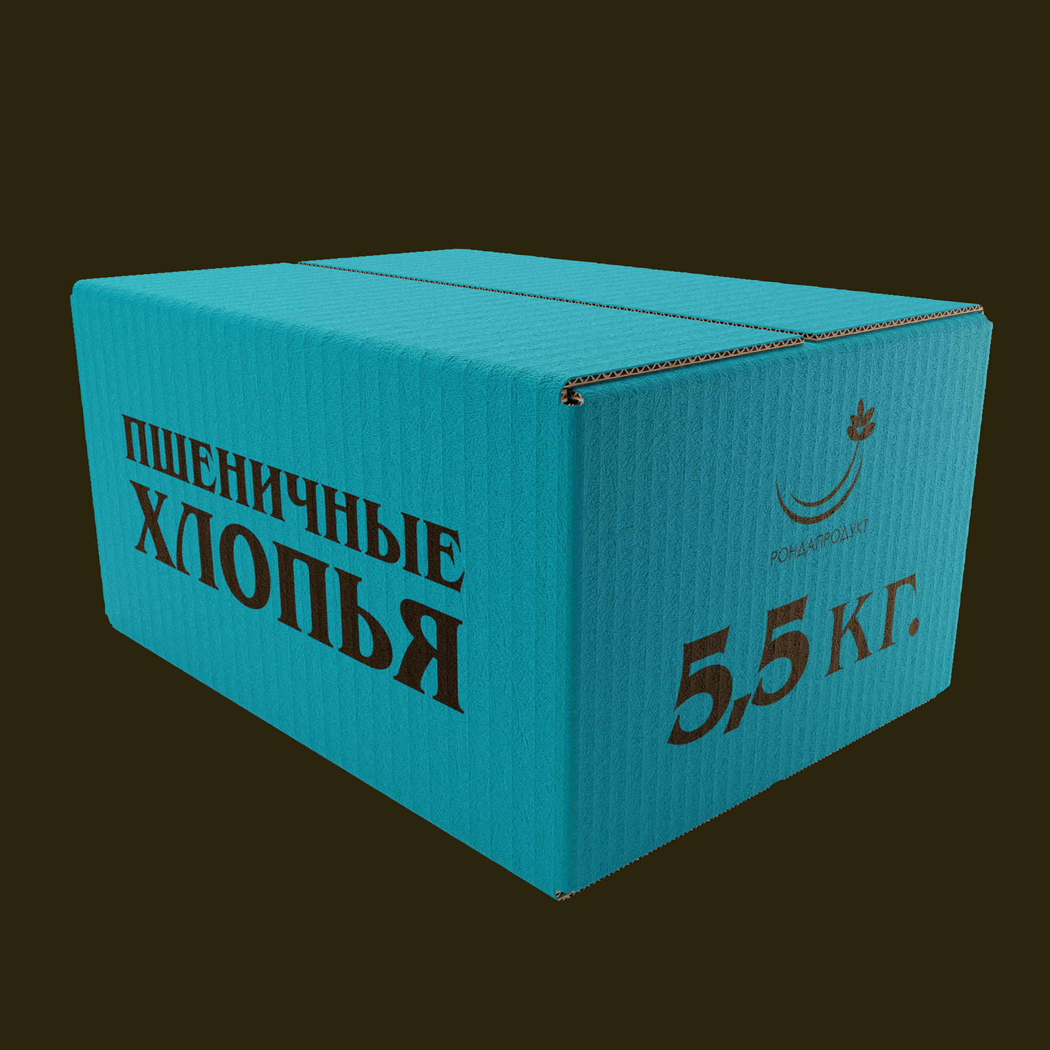 Пшеничные хлопья Рондапродукт не требующие варки, 5,5 кг