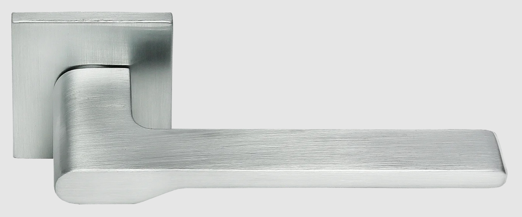 фото Ручка дверная morelli mh-53-s6 mercury на квадратной розетке 6 мм, матовый хром