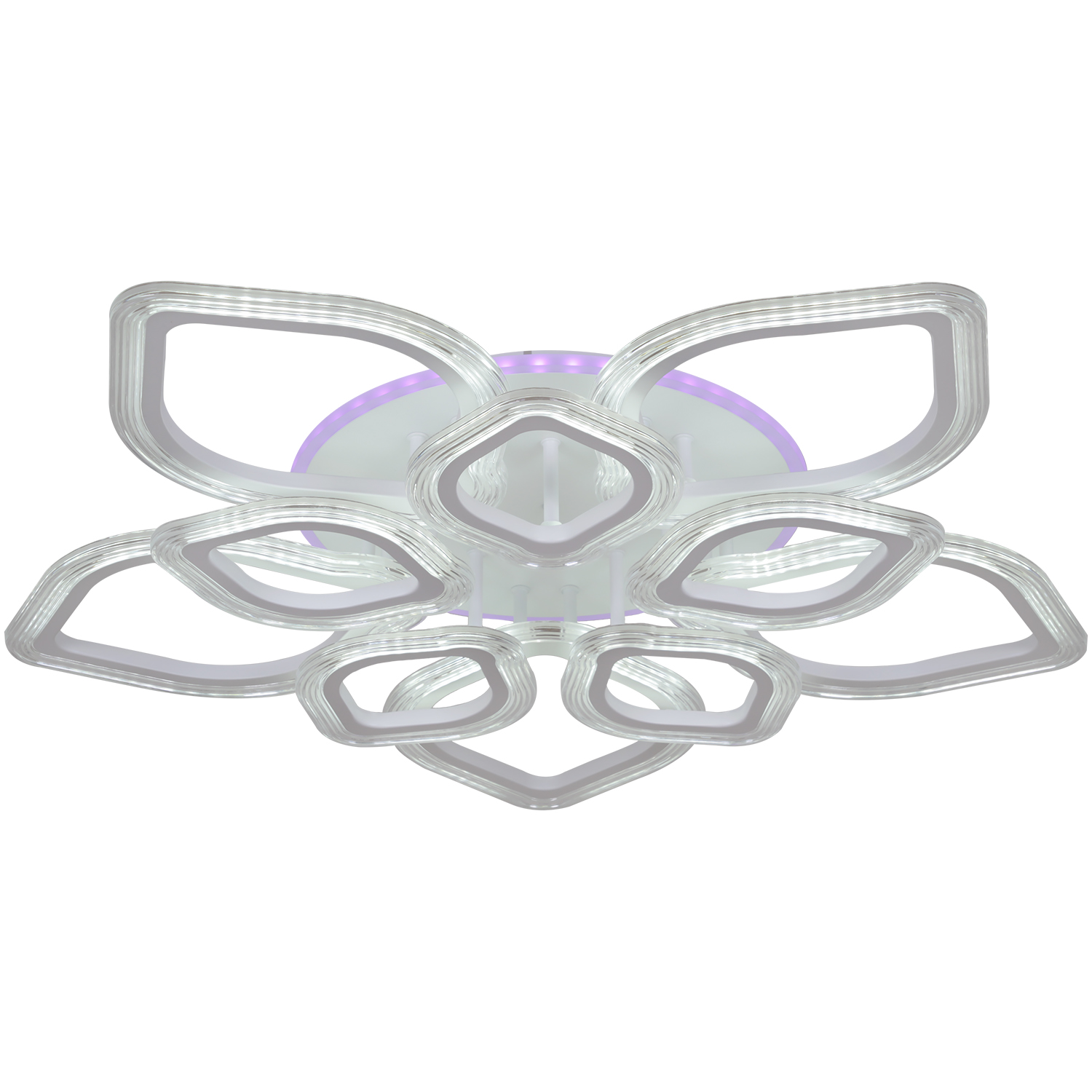 

Люстра светодиодная Reluce 09827-3.3-5+5A WH (RGB)