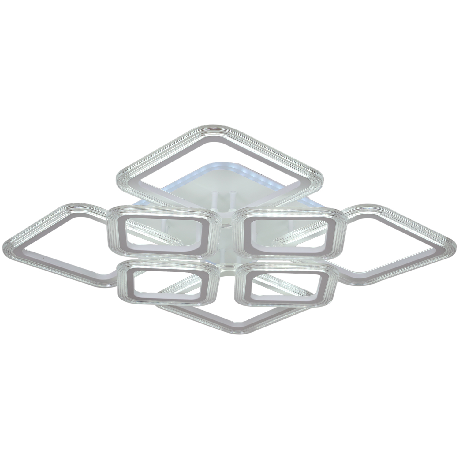 

Люстра светодиодная Reluce 09826-3.3-4+4A WH (RGB)