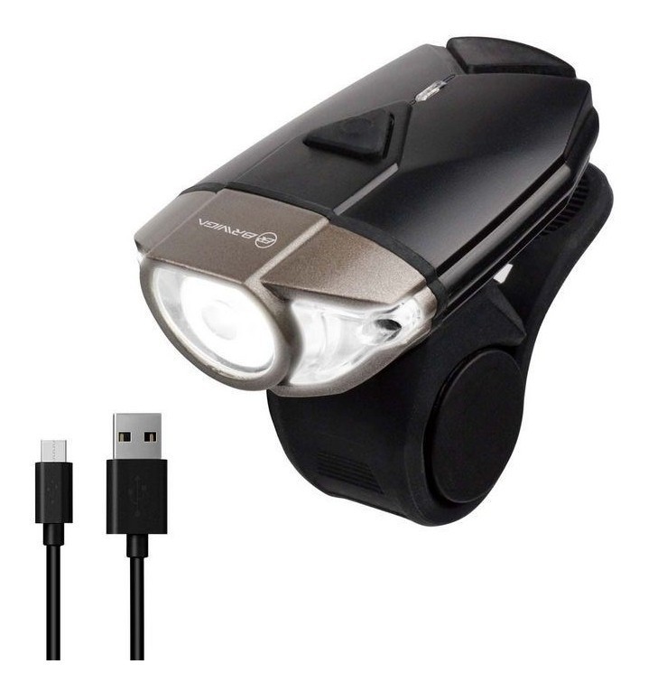 

Велофара Briviga USB 380 EBL-039 на руль, Черный