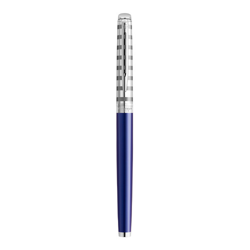 

Ручка перьев. Waterman Hemisphere Deluxe (2117784) Marine Blue F ст.нерж. подар.кор.