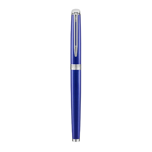 

Ручка перьев. Waterman Hemisphere (2042967) Bright Blue CT F ст.нерж. подар.кор.