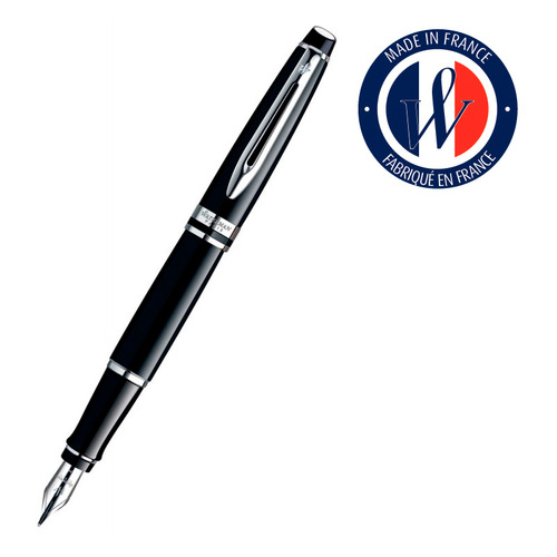 Ручка перьев. Waterman Expert 3 (S0951740) Black CT F сталь подар.кор.