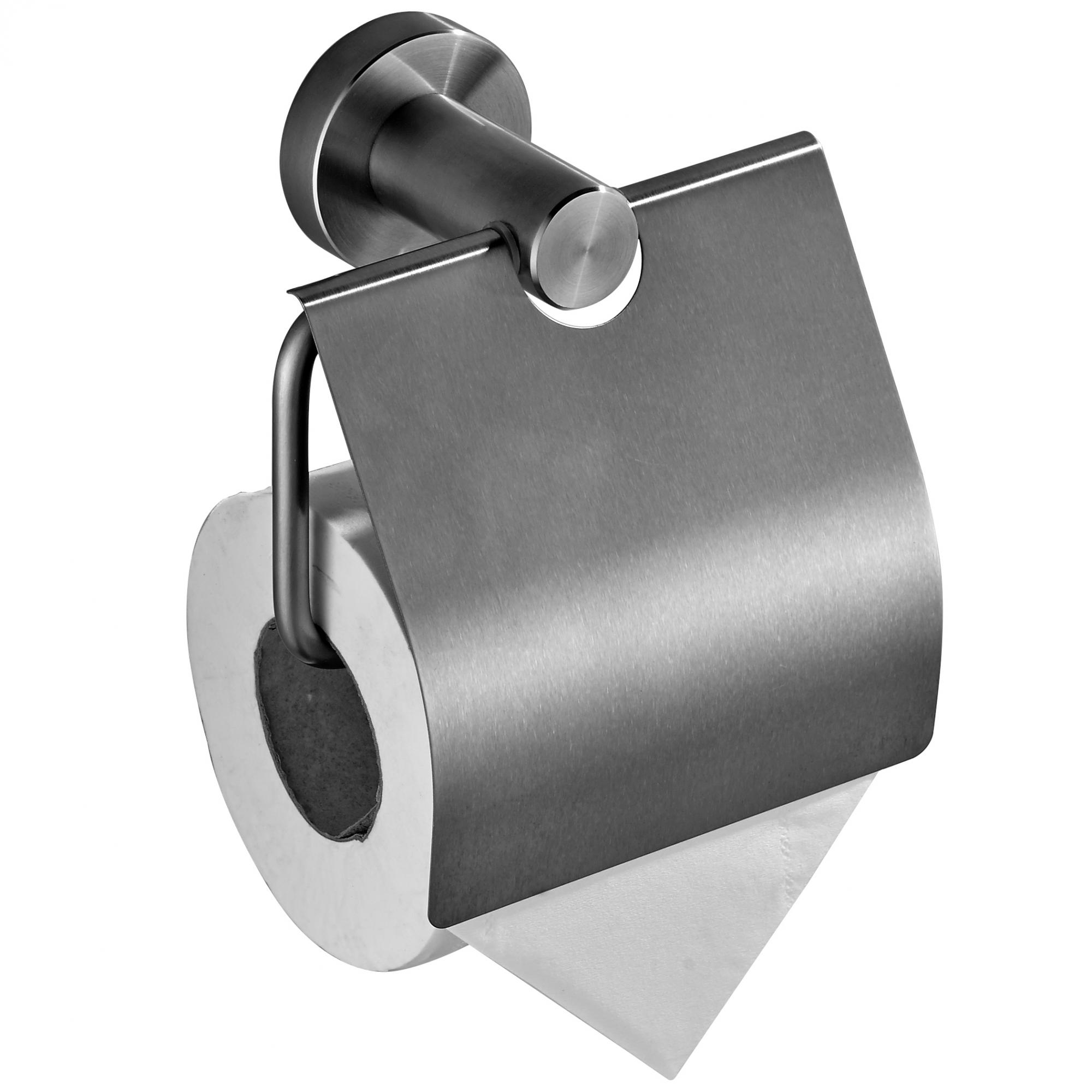 

Держатель для туалетной бумаги с крышкой Savol S-005651, Серебристый, S-005651
