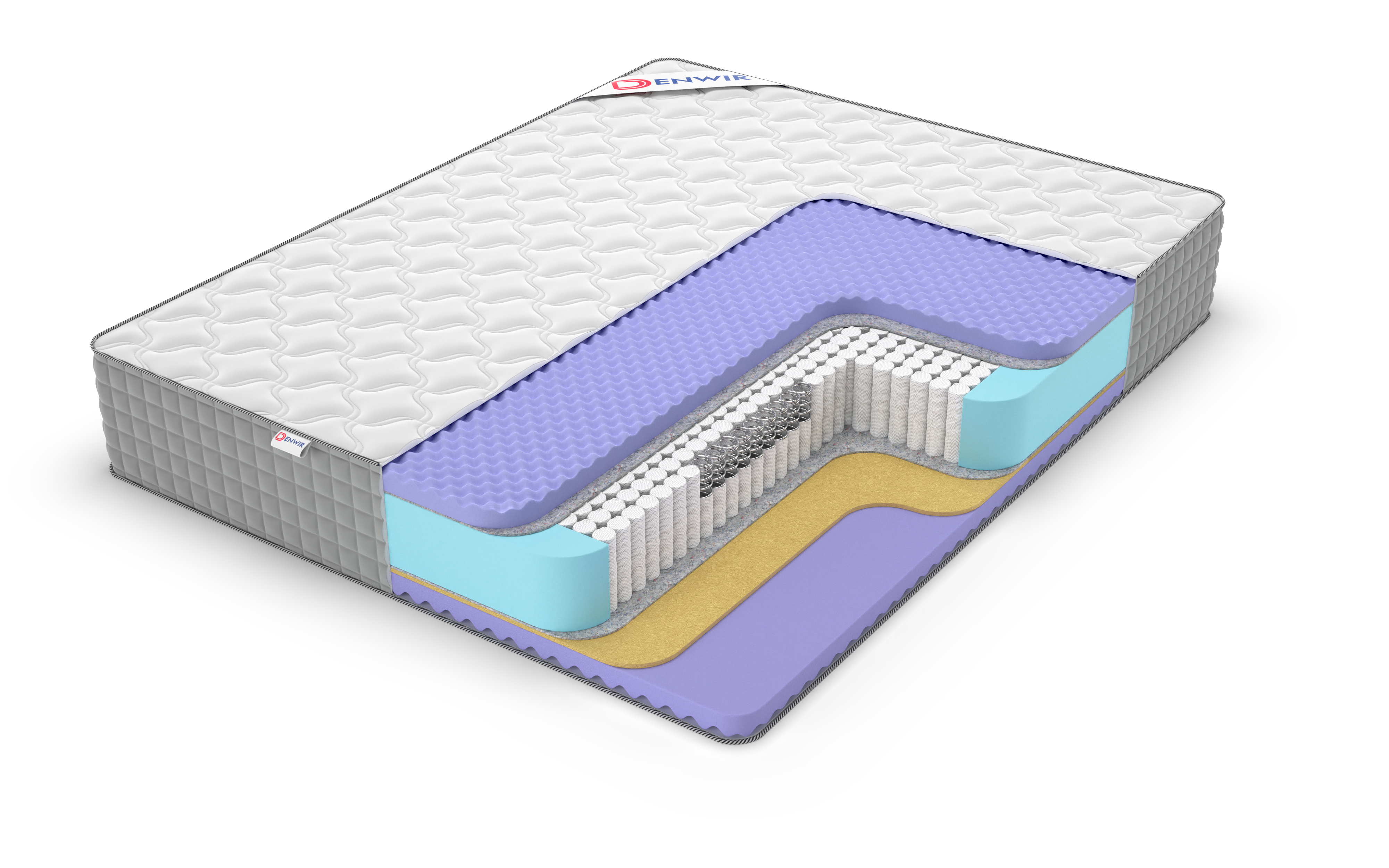 

Матрас пружинный DENWIR EXTRA FIVE BALANCE S1000/chstmat_EFBS1000_175x195, Белый, EXTRA FIVE BALANCE S1000