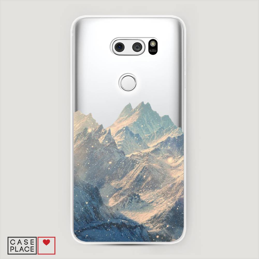 

Чехол Awog на LG V35 ThinQ "Горы арт 2", Серый, 83650-10