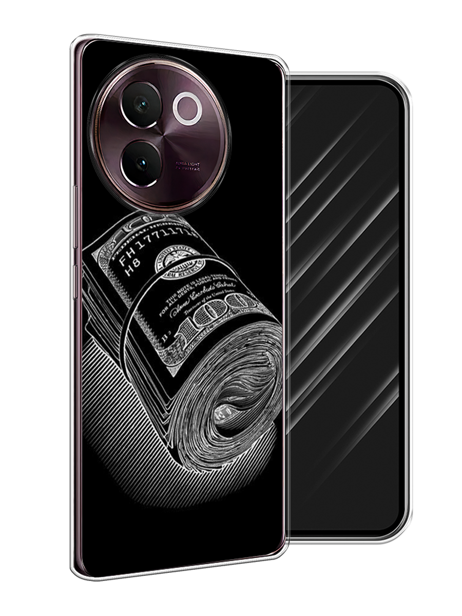 

Чехол Awog на Vivo V30e "Кубышка денег", Черный;серебристый, 2610550-1