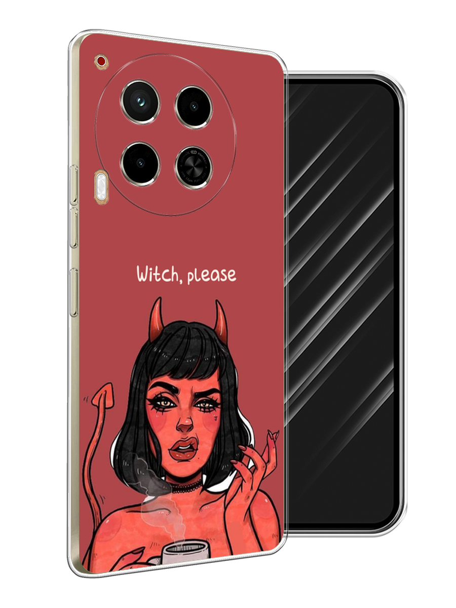 

Чехол Awog на Tecno Camon 30 4G "Evil Girl", Бордовый;черный, 305650-1