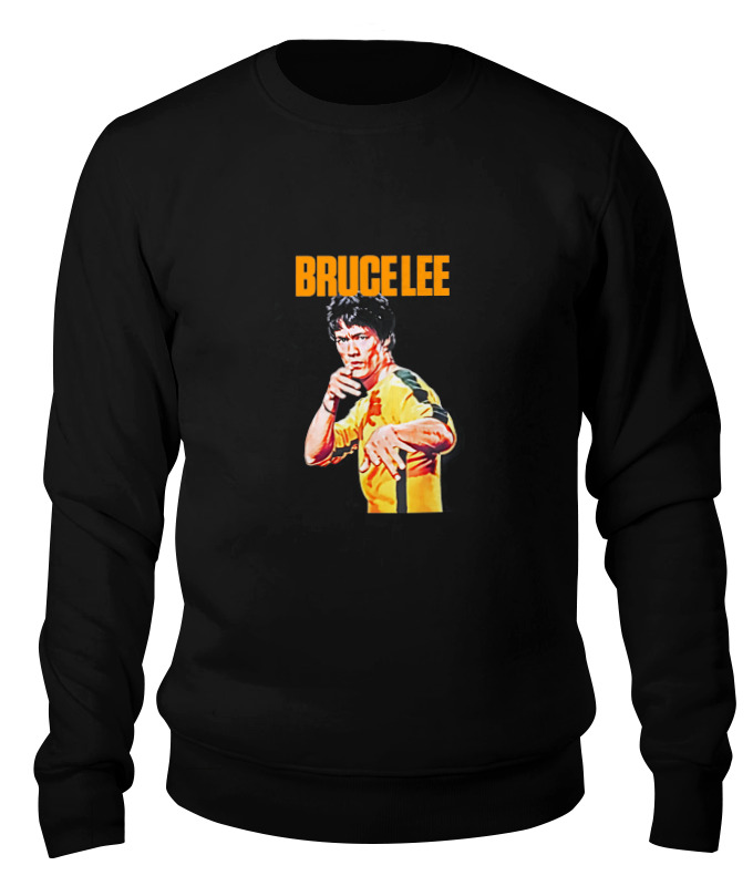 

Свитшот унисекс Printio Bruce lee черный M, Bruce lee