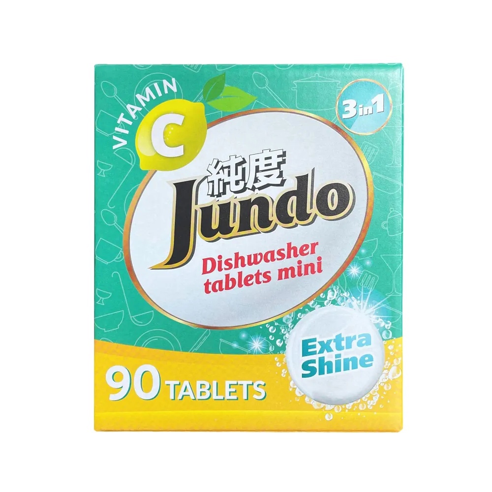 Таблетки для ПММ Jundo Vitamin C 3 в 1, в мини-формате 90 шт.