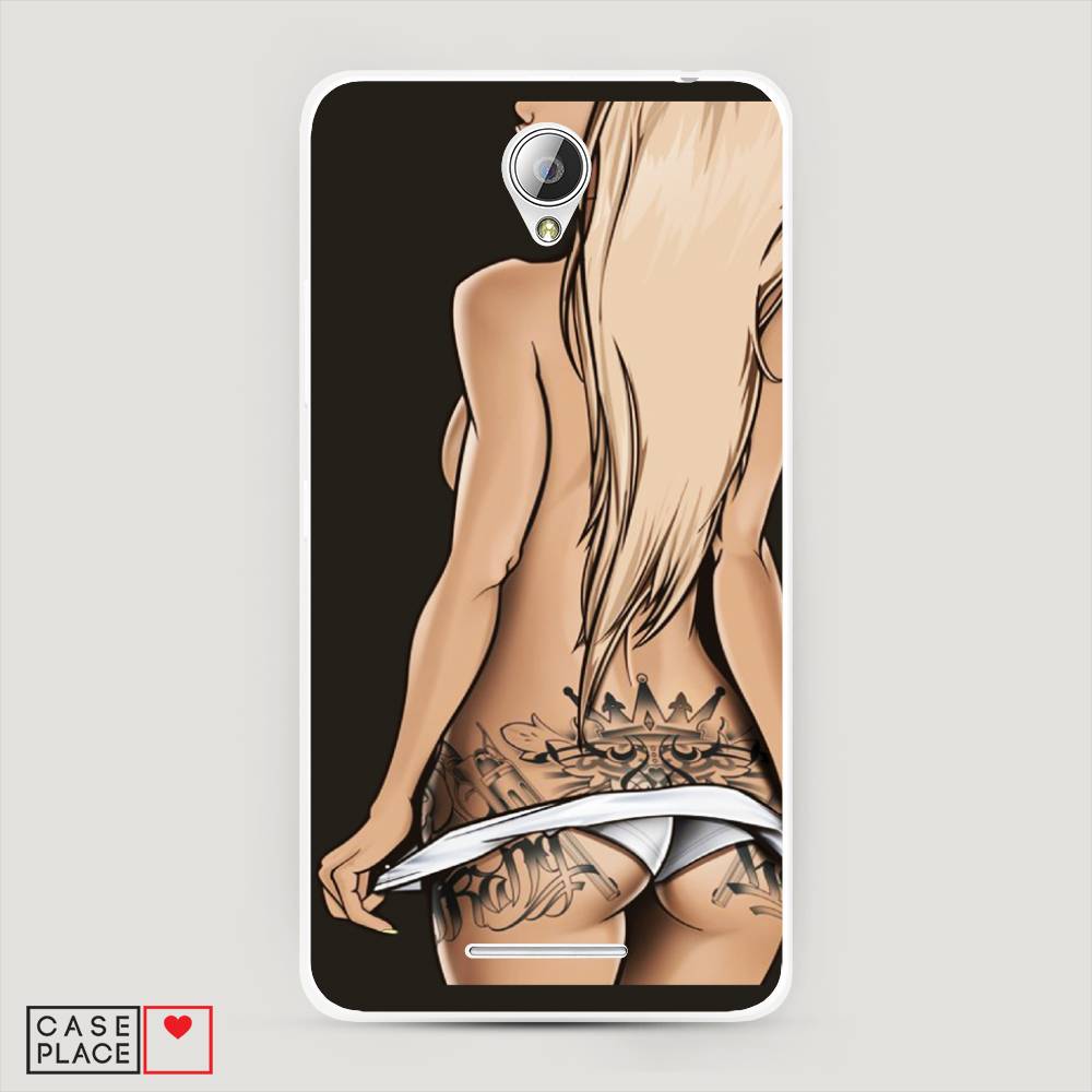 

Чехол на Lenovo A5000 "Обнаженная девушка", 111950-6