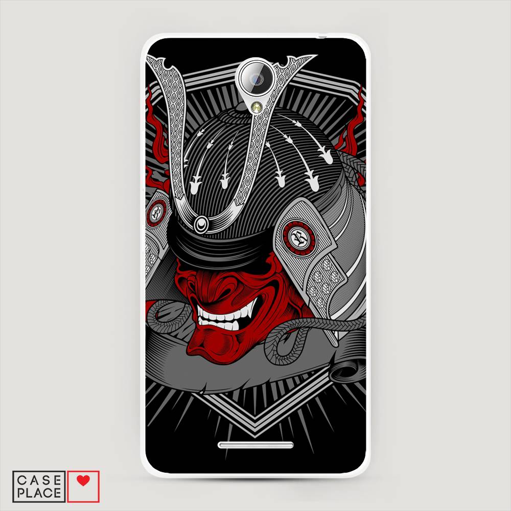 

Чехол на Lenovo A5000 "Красная маска самурая", Белый;красный;черный, 111950-4