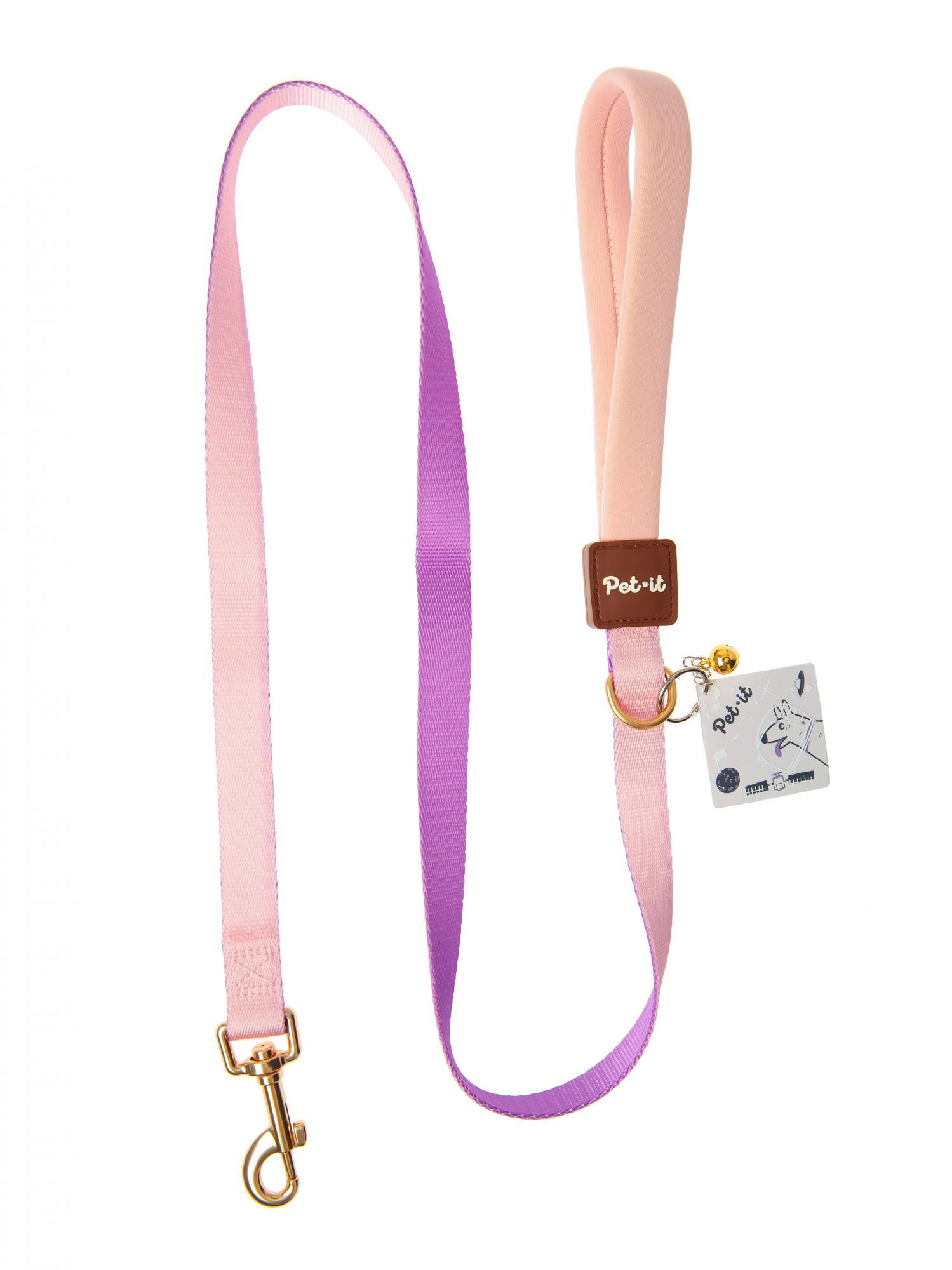 Поводок для собак Pet-it  Dream, M, 1.9х120 см, розовый