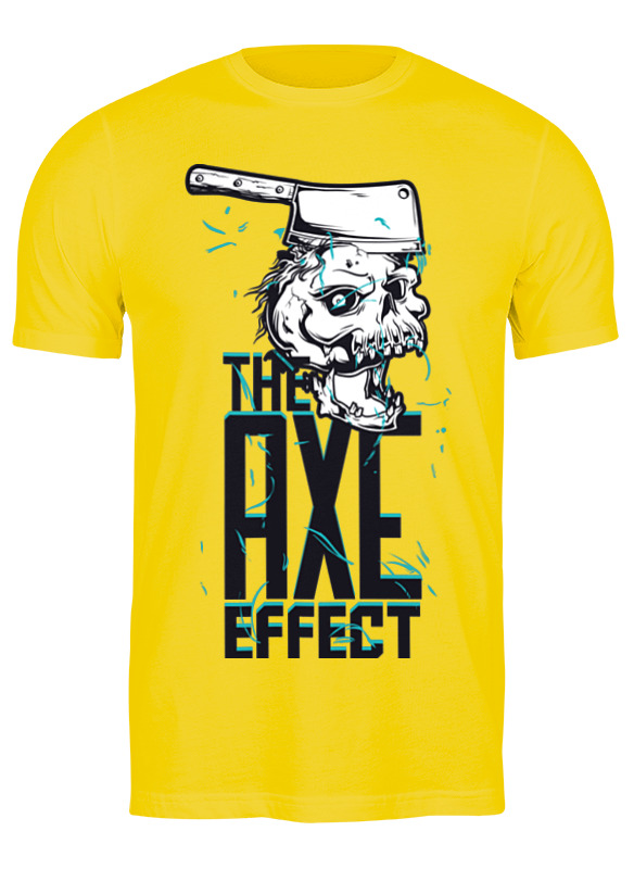 

Футболка мужская Printio The axe effect 1983959 желтая 2XL, Желтый, The axe effect 1983959