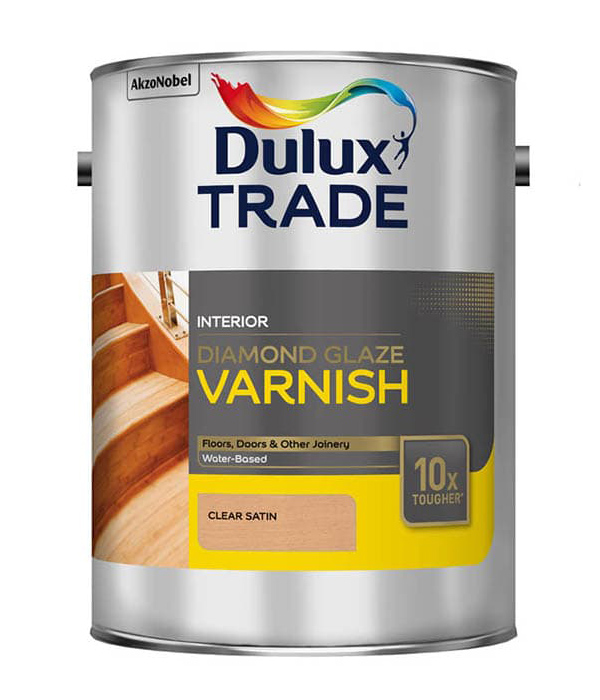 Лак паркетный на водной основе Dulux Diamond Glaze полуматовый 5 л