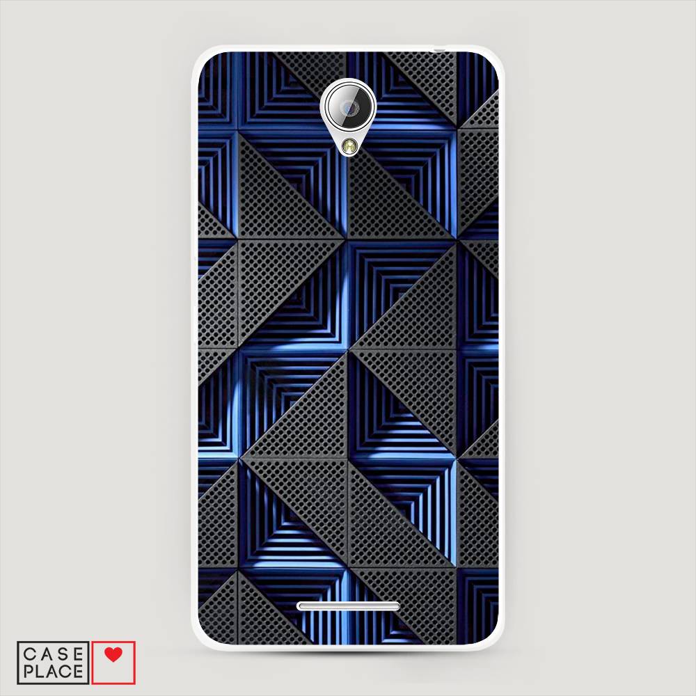 

Чехол на Lenovo A5000 "IBM", Серый;синий, 111950-3