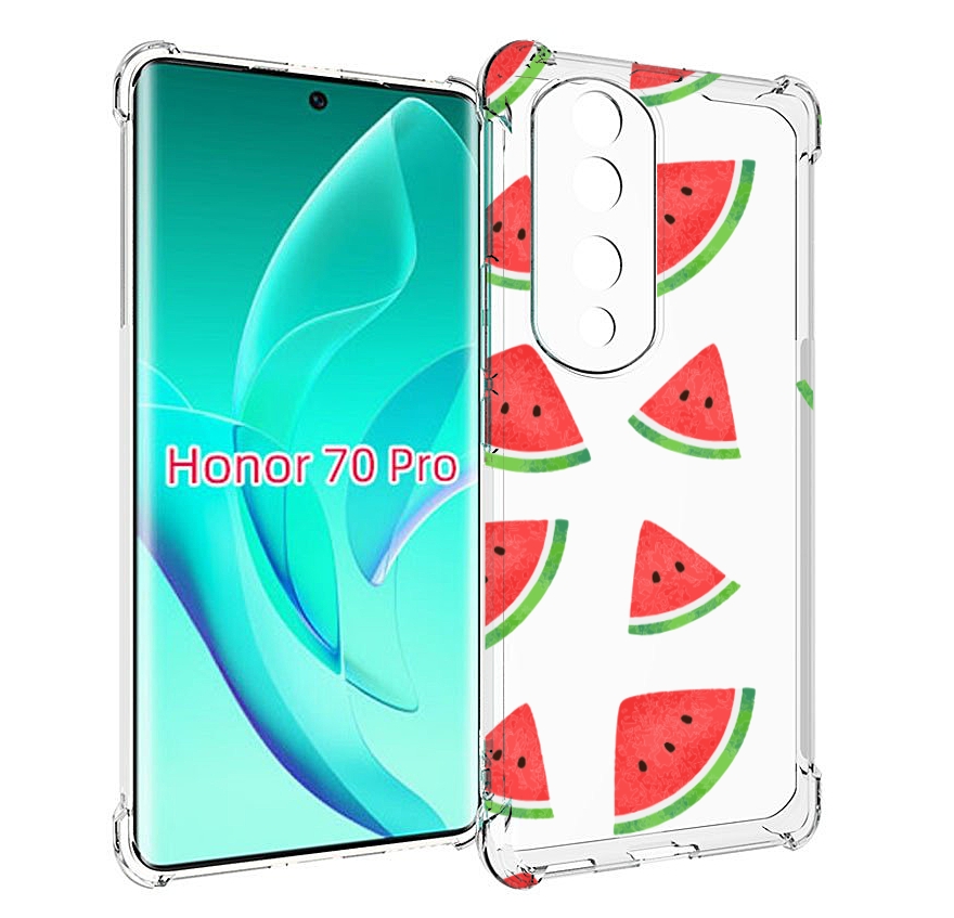 

Чехол MyPads арбузики для Honor 70 Pro / 70 Pro Plus, Прозрачный, Tocco