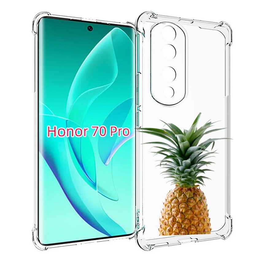 

Чехол MyPads ананас для Honor 70 Pro / 70 Pro Plus, Прозрачный, Tocco