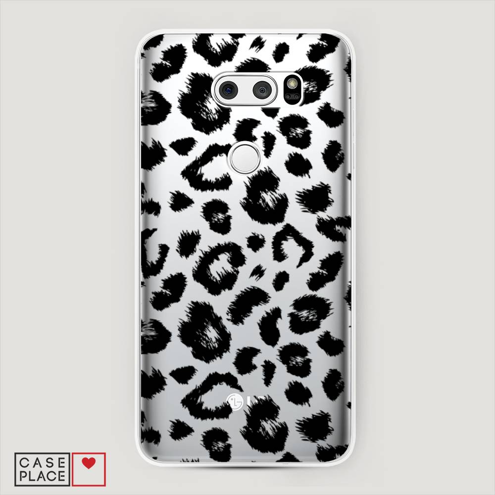 

Чехол Awog на LG V35 ThinQ "Окрас леопарда фон", Черный, 83650-2