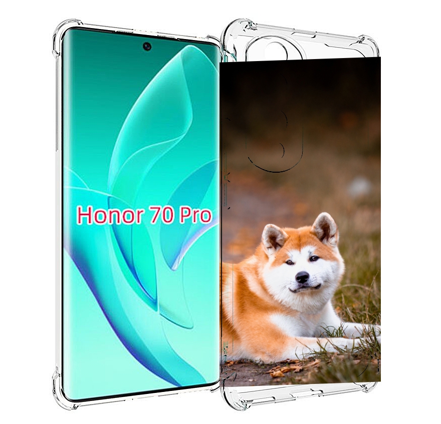 

Чехол MyPads акита ину для Honor 70 Pro / 70 Pro Plus, Прозрачный, Tocco