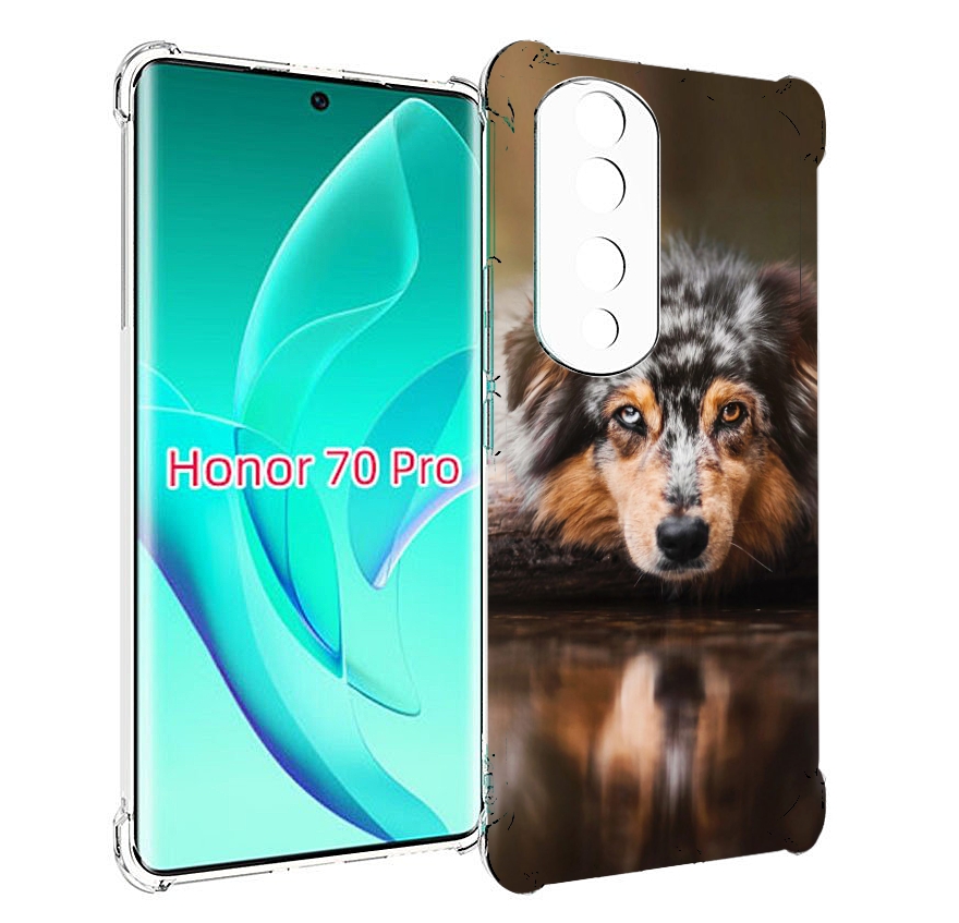 

Чехол MyPads австралииская овчарка для Honor 70 Pro / 70 Pro Plus, Прозрачный, Tocco