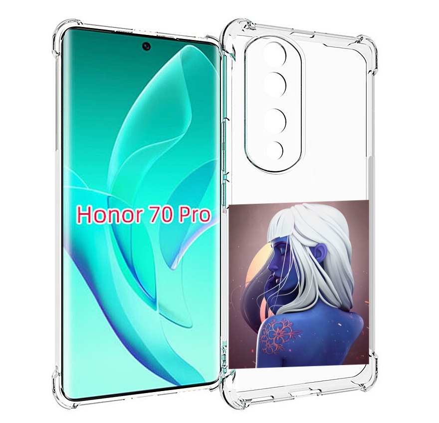 

Чехол MyPads аватар-с-цветком для Honor 70 Pro / 70 Pro Plus, Прозрачный, Tocco
