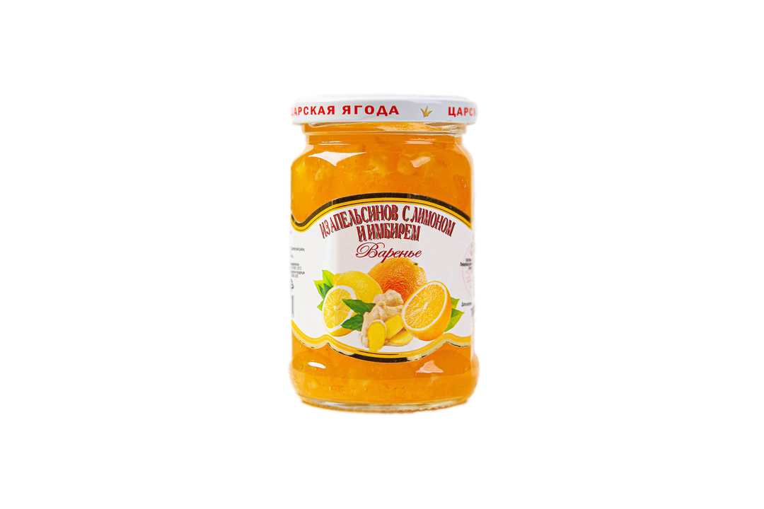 

Варенье ВкусВилл из апельсинов с лимоном и имбирем 360 г