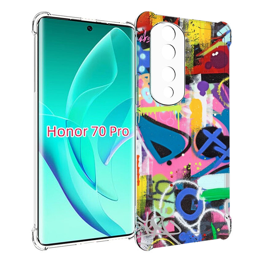 

Чехол MyPads абстракция-графити для Honor 70 Pro / 70 Pro Plus, Прозрачный, Tocco