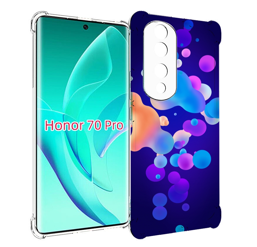 

Чехол MyPads абстрактные-пузырьки для Honor 70 Pro / 70 Pro Plus, Прозрачный, Tocco
