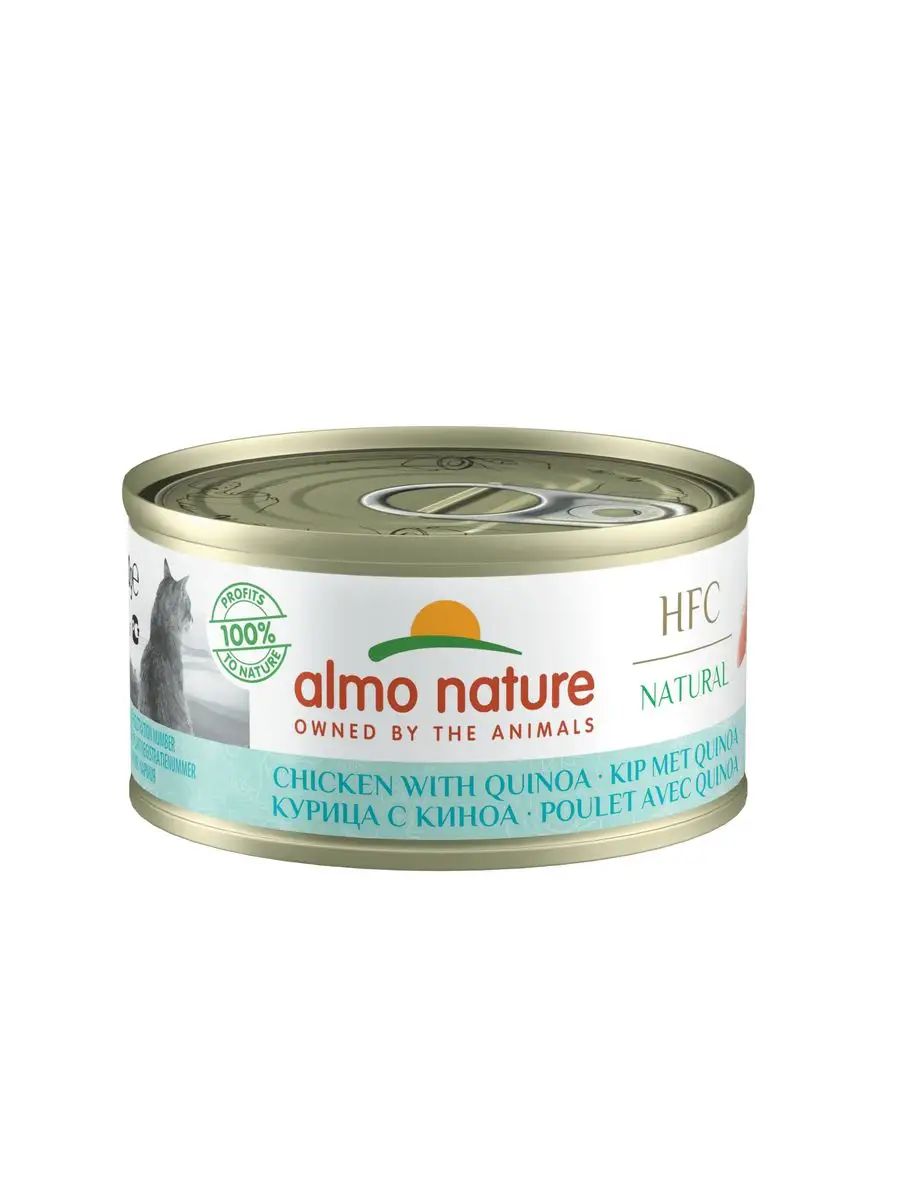 Влажный корм для кошек Almo Nature с курицей и киноа, 70 г