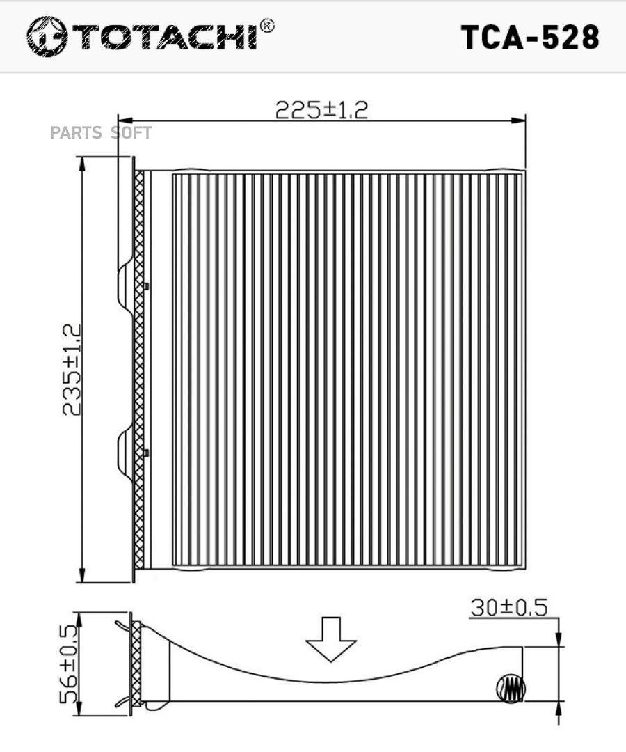 Фильтр Totachi Tca-528 Ac-903e/E 72880-Fg000 Cu 22 004 TOTACHI арт. TCA-528