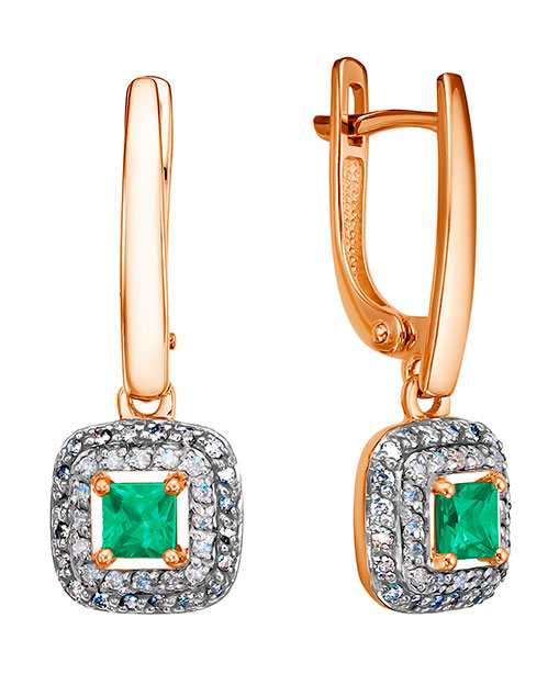 

Серьги из красного золота с бриллиантом Империал S1470-123, S1470-123