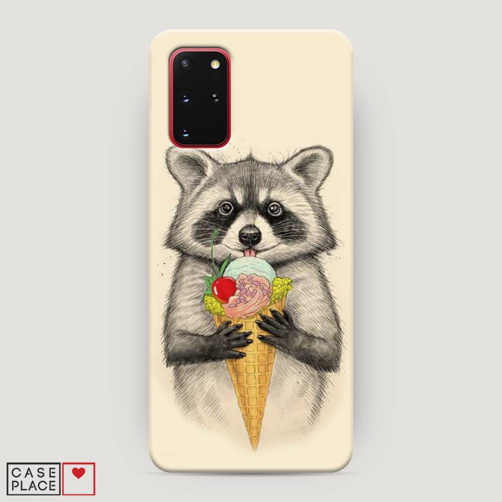

Чехол Awog "Енот с мороженым" для Samsung Galaxy S20 +, 29320-7