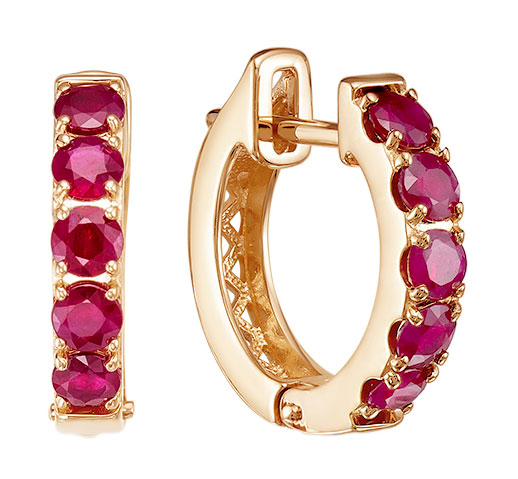 

Серьги из красного золота с рубином Империал S1651-104, S1651-104