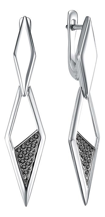 

Серьги из белого золота с бриллиантом Vesna jewelry 21729-256-02-00, 21729-256-02-00