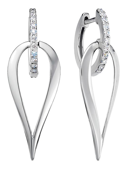 

Серьги из белого золота с бриллиантом Vesna jewelry 21296-251-00-00, 21296-251-00-00