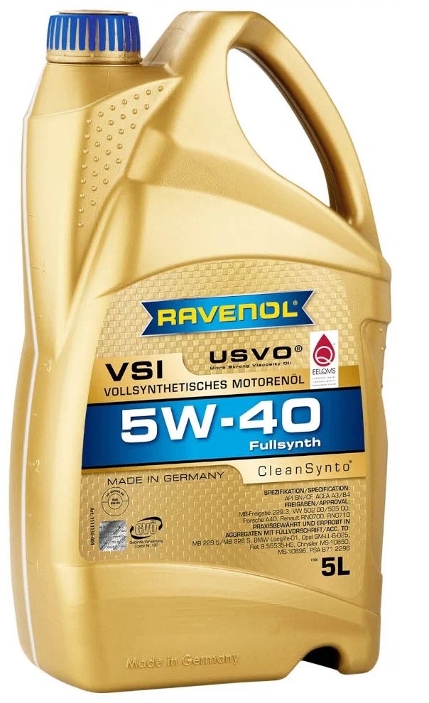 фото Ravenol масло моторное vsi 5w40 5л