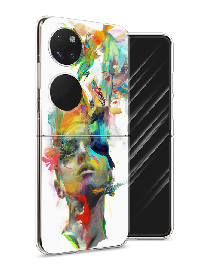 

Чехол Awog на Huawei P50 pocket "Теория мечты", Зеленый, 6107450-10